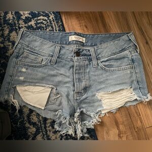 Abercrombie and Fitch Denim Short Shorts